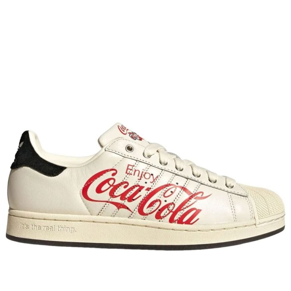 adidas x Coca-Cola Superstar II 'White Red' KH6892 - Image 2