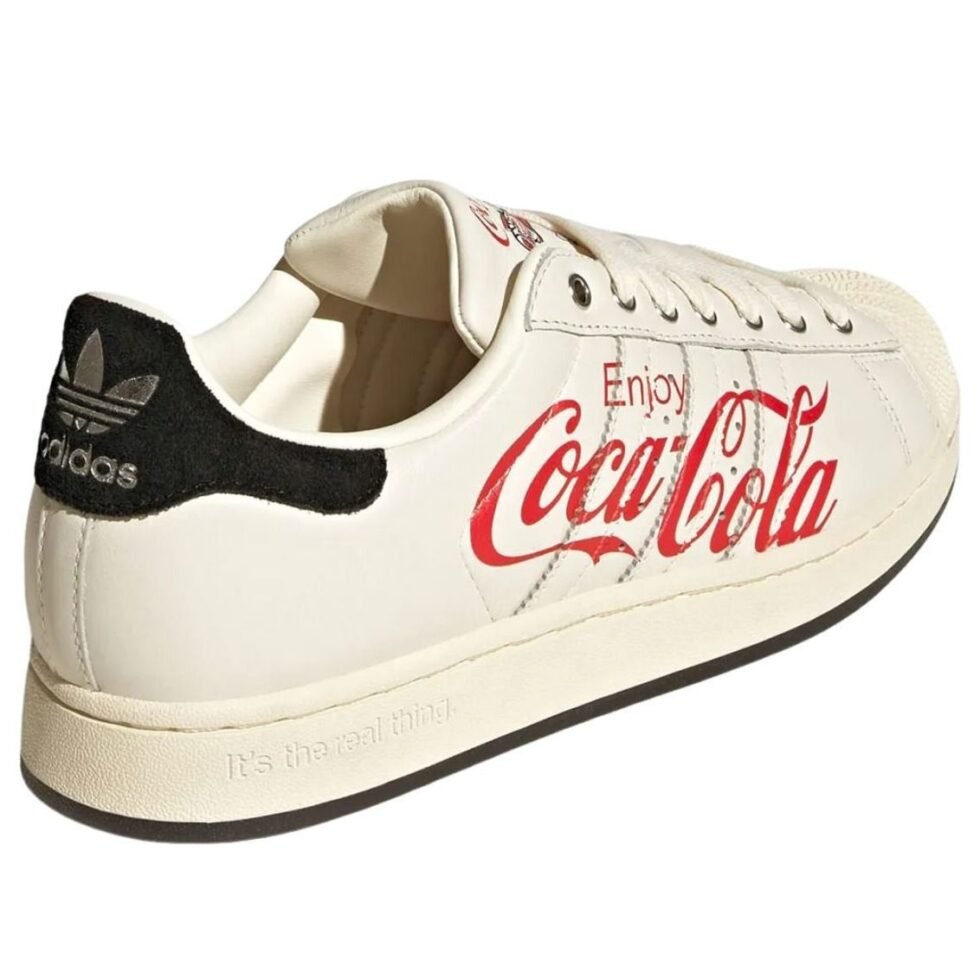 adidas x Coca-Cola Superstar II 'White Red' KH6892 - Image 3