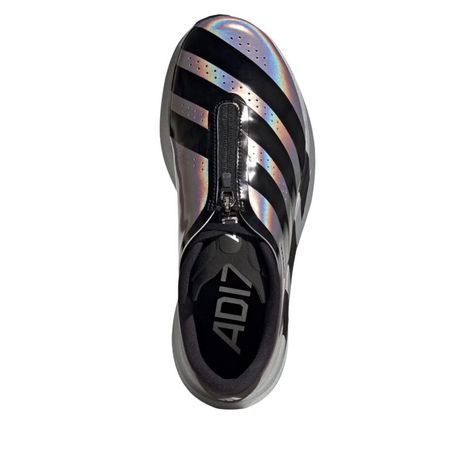 (WMNS) adidas Adizero Evo SL Zip 'Silver Metallic Black' KH7788 - Image 4