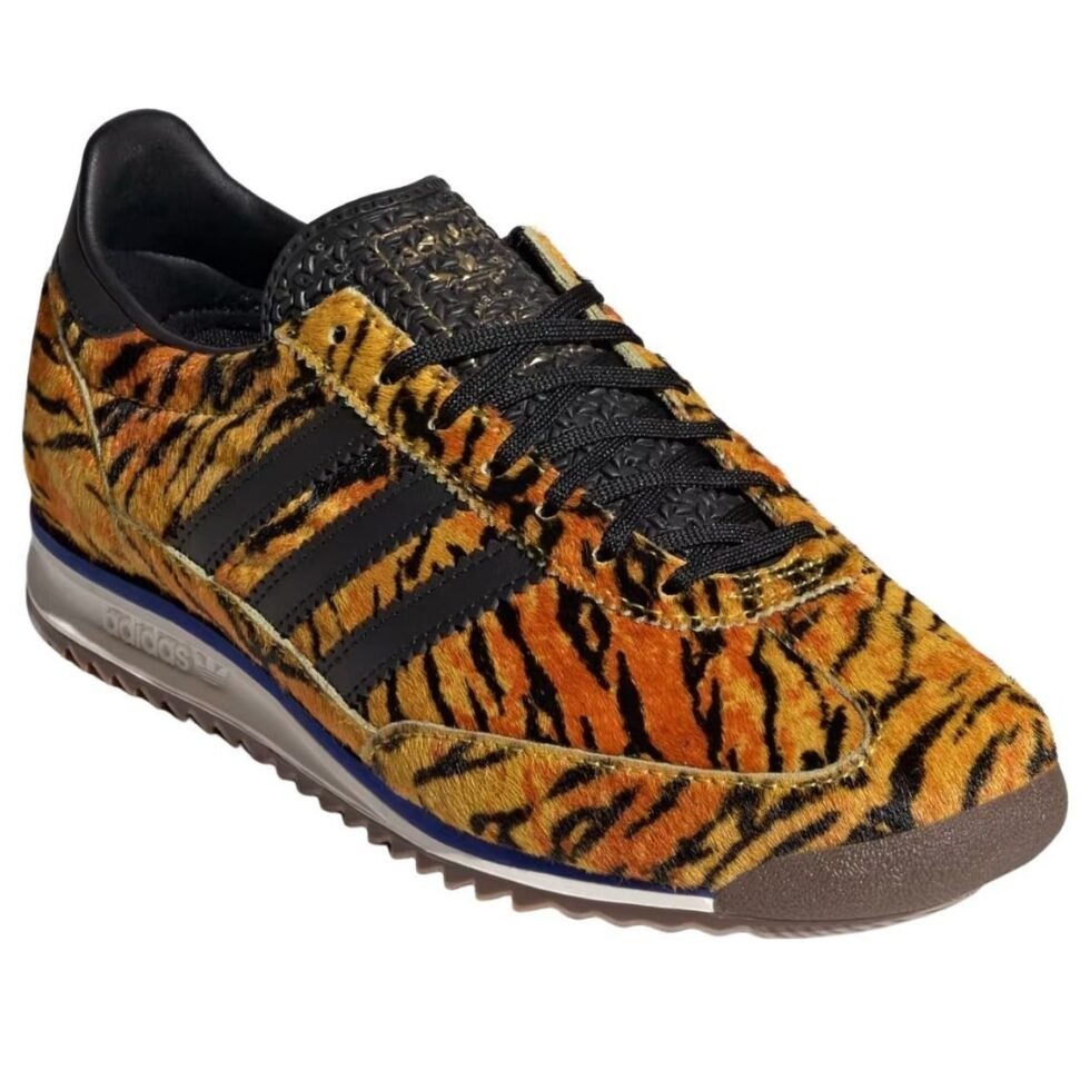 (WMNS) adidas Sl 72 OG 'Tiger Print' KH8812 - Image 4
