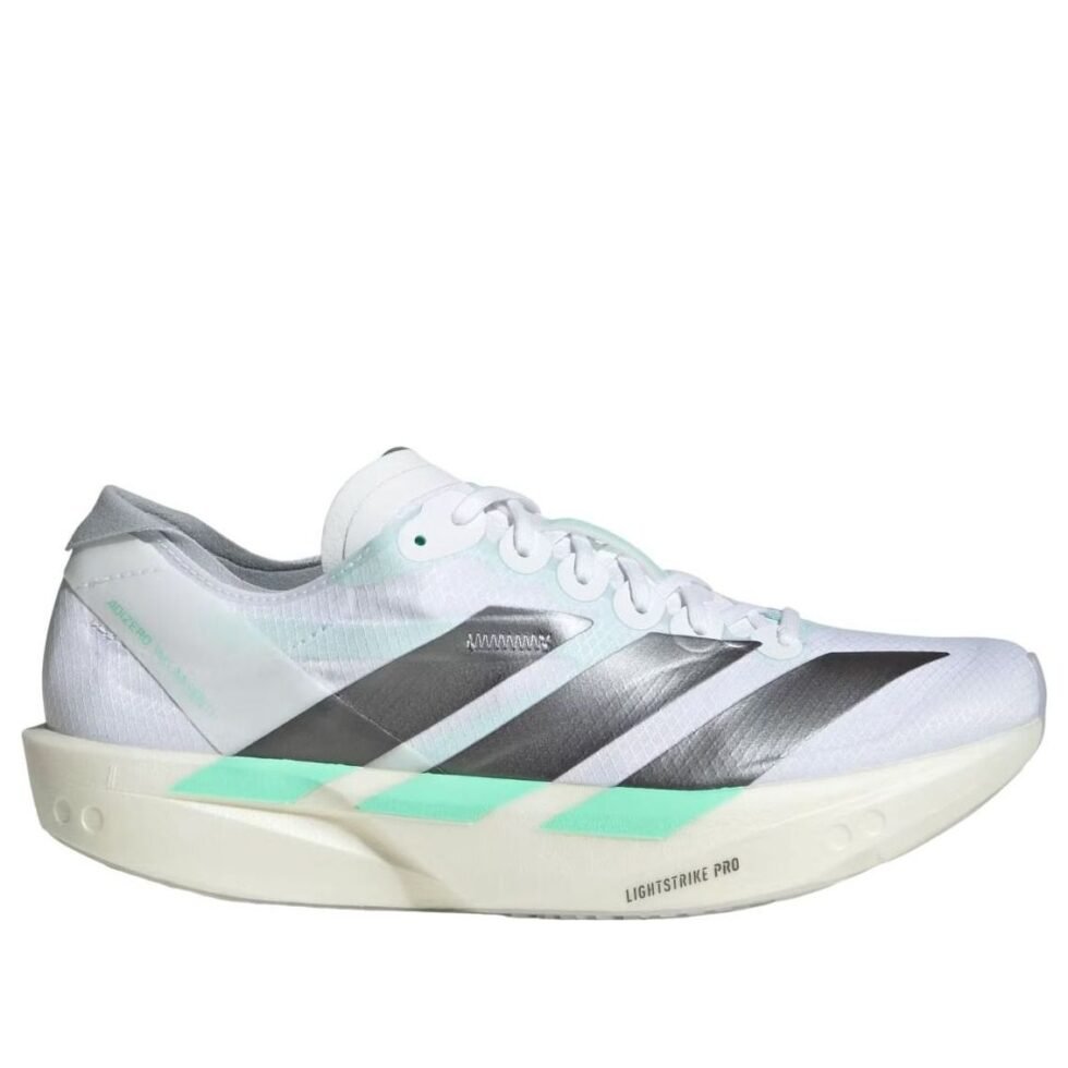 (WMNS) adidas Adizero Takumi Sen 11 'White Iron Metallic Pulse Mint' KH8901 - Image 2