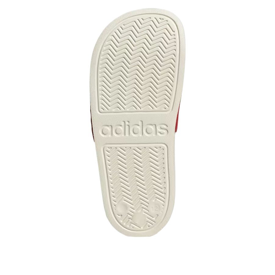(GS) adidas Adilette Shower Logo Sandals 'Pure Ruby White' KI0747 - Image 5