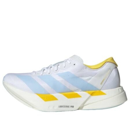 (WMNS) adidas Adizero Adios Pro 4 'White Glow Blue Yellow' KI9387