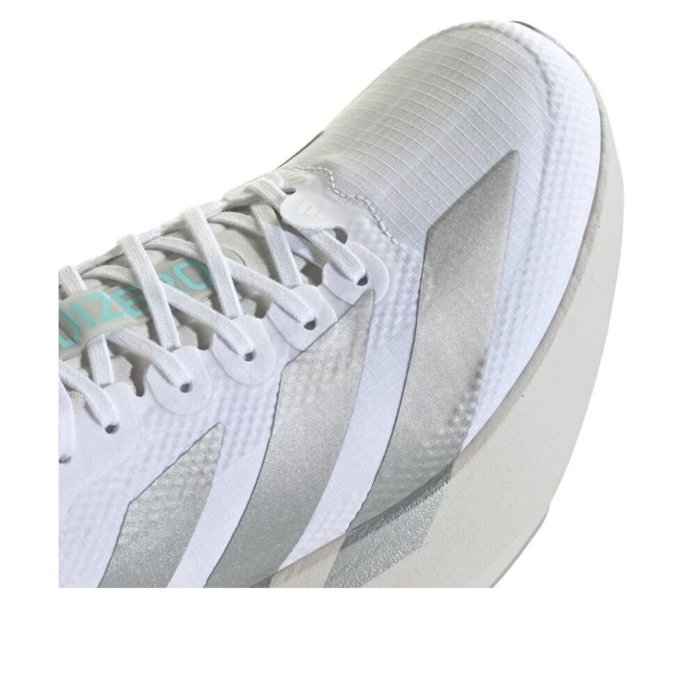 (WMNS) adidas Adizero Evo SL Woven 'White Clear Aqua' KJ2004 - Image 5