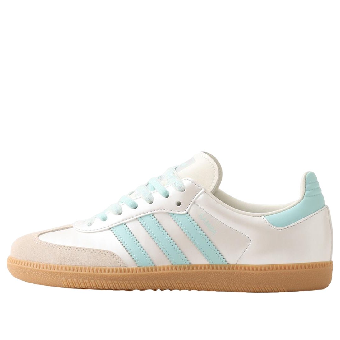 (WMNS) adidas Samba 'Off White Semi Flash Aqua' KJ4304