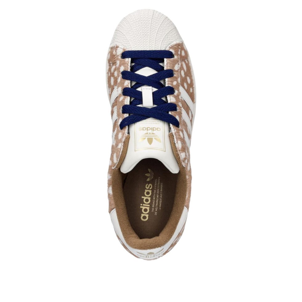 (WMNS) adidas Superstar II 'Brown Desert Dark Blue' KJ4642 - Image 4
