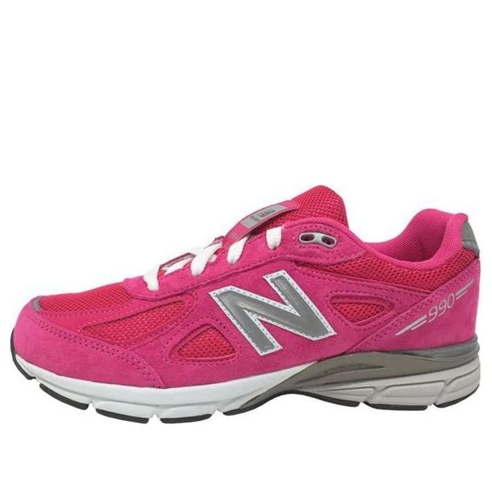 (GS) New Balance 990v4 'Pink Silver' KJ990PEG