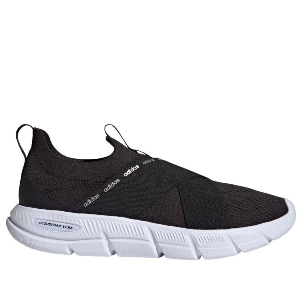 (WMNS) adidas Cloudfoam Flex Adapt 'Black Silver Metallic' KK0380 - Image 2