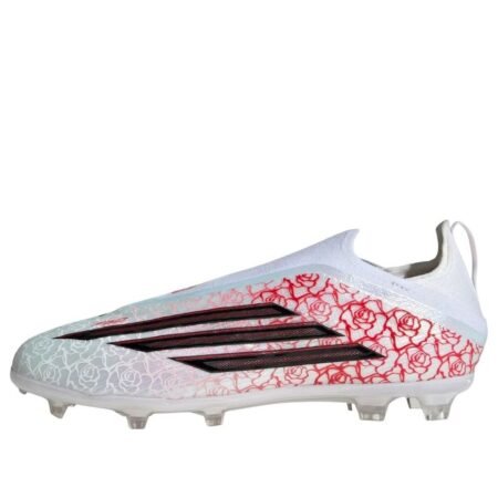 (PS) adidas F50 Elite Laceless FG 'White Black Lucid Red' KK3631