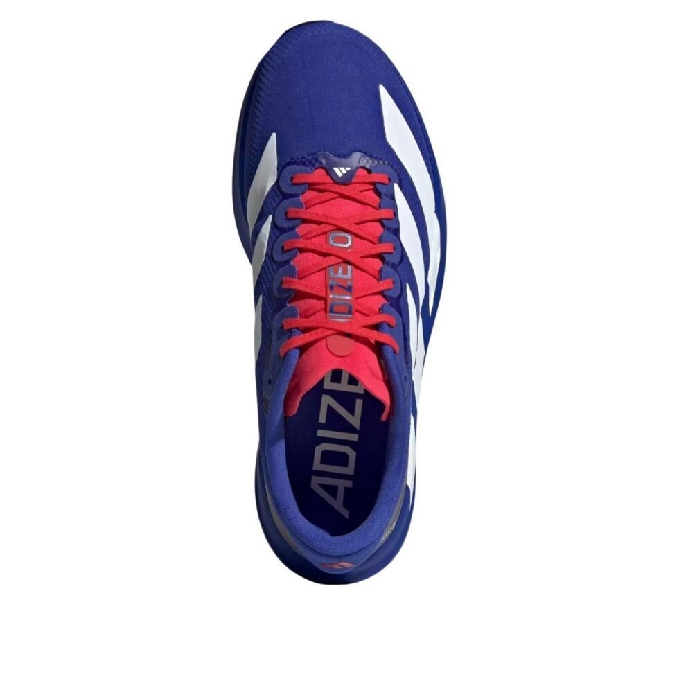 adidas Adizero EVO SL Woven 'Lucid Blue Pure Ruby White' KK3680 - Image 3