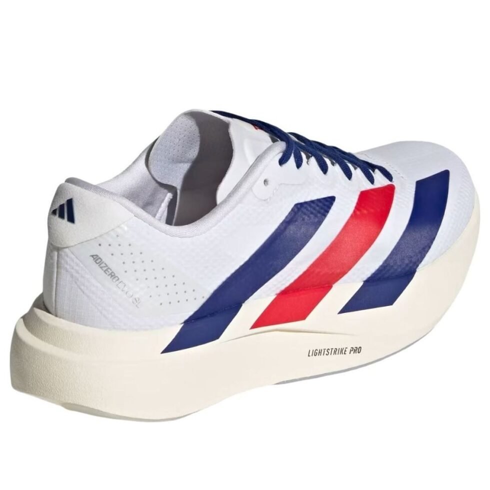 (WMNS) adidas Adizero Evo SL Woven 'White Mystery Ink' KK3721 - Image 5