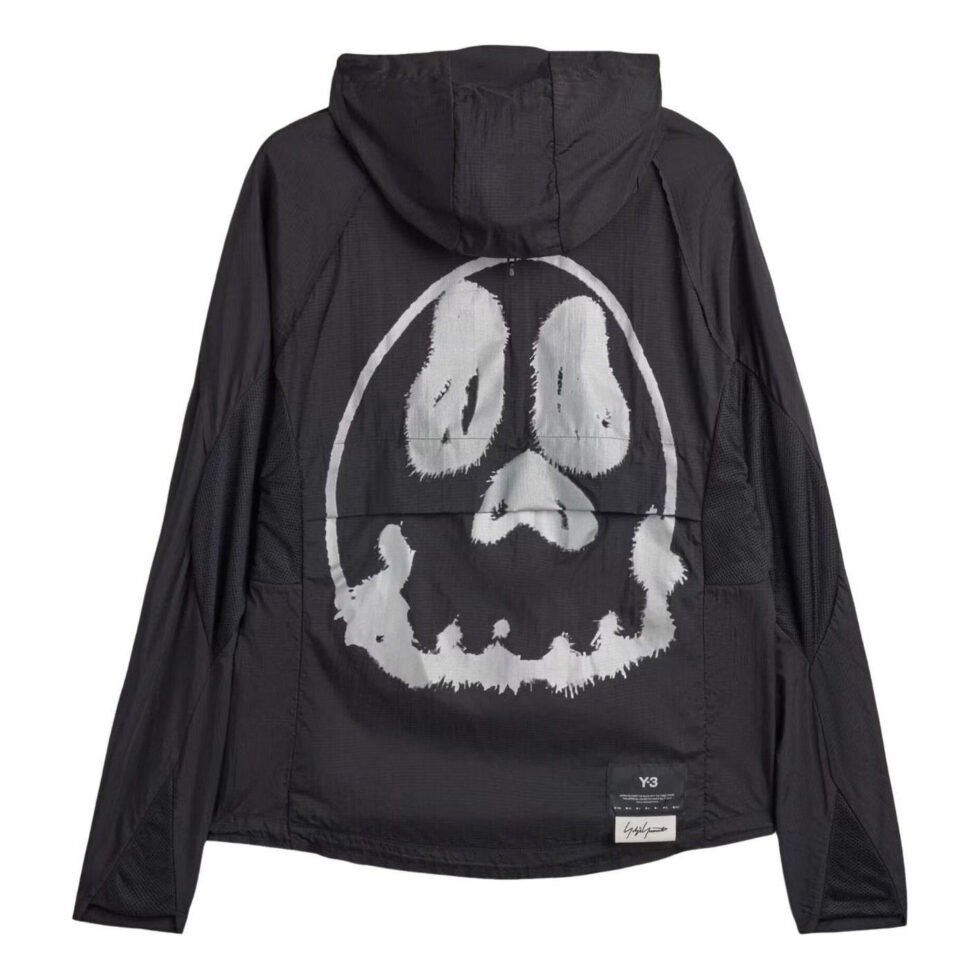 adidas x Y-3 Chito Graphic Running Jacket Asia Sizing 'Black' KR1105