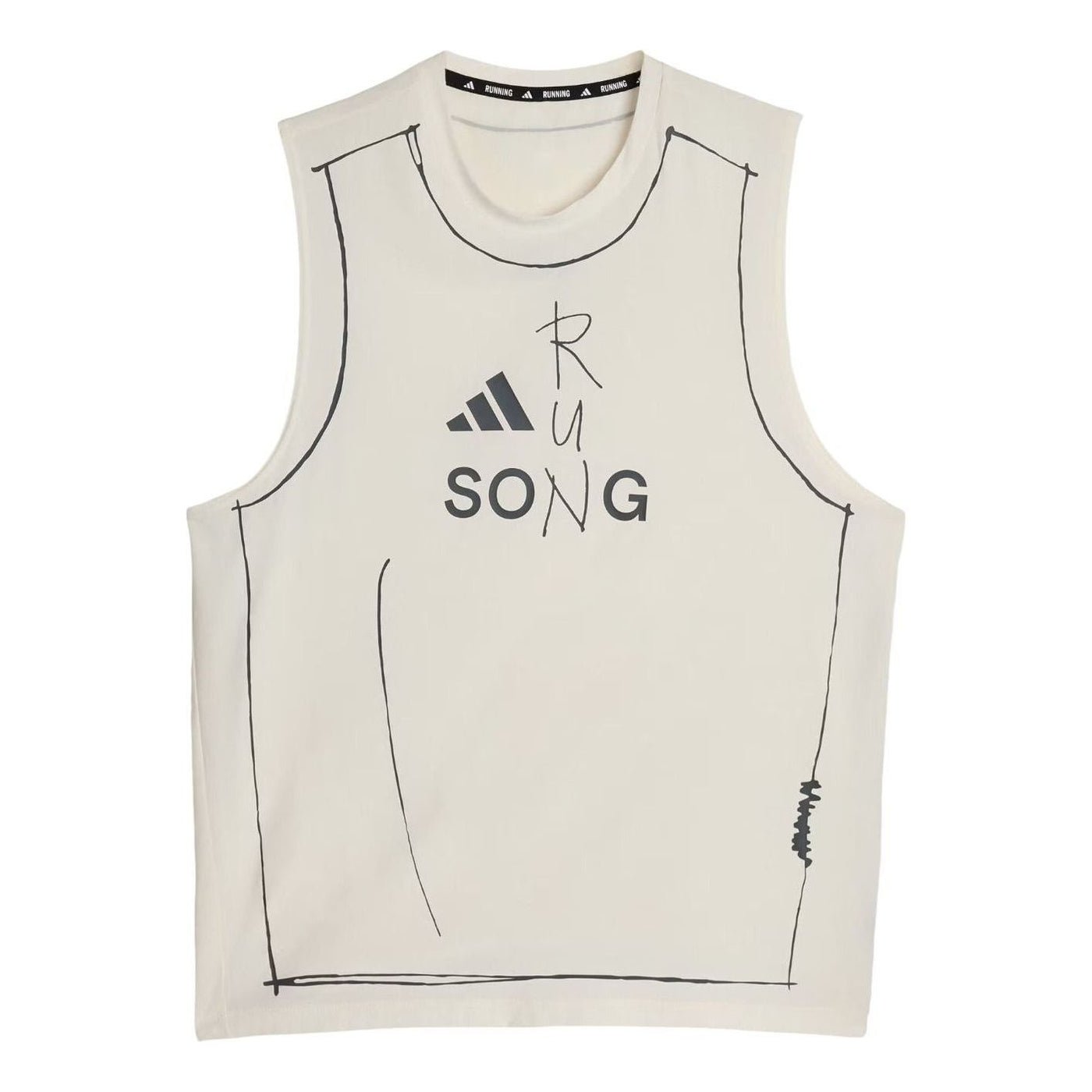 adidas x SFTM adi365 Running Tank Top Asia Sizing 'Chalk White' KT0775