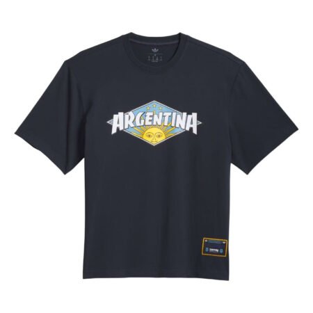 adidas Argentina x Thrasher T-Shirt Asia Sizing 'Navy' KX4543