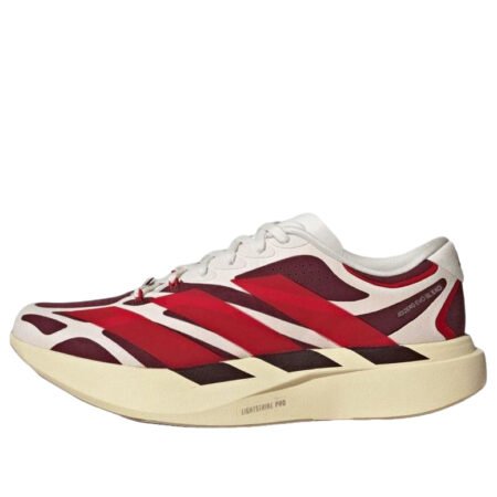 adidas Adizero Evo SL Exo Suede 'White Better Scarlet' KZ9006