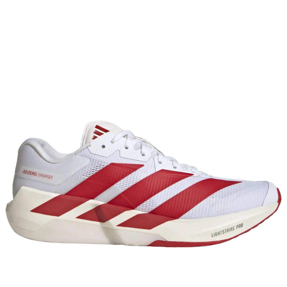 adidas Adizero Dropset Pro 'White Team Power Red' LA6284 - Image 2
