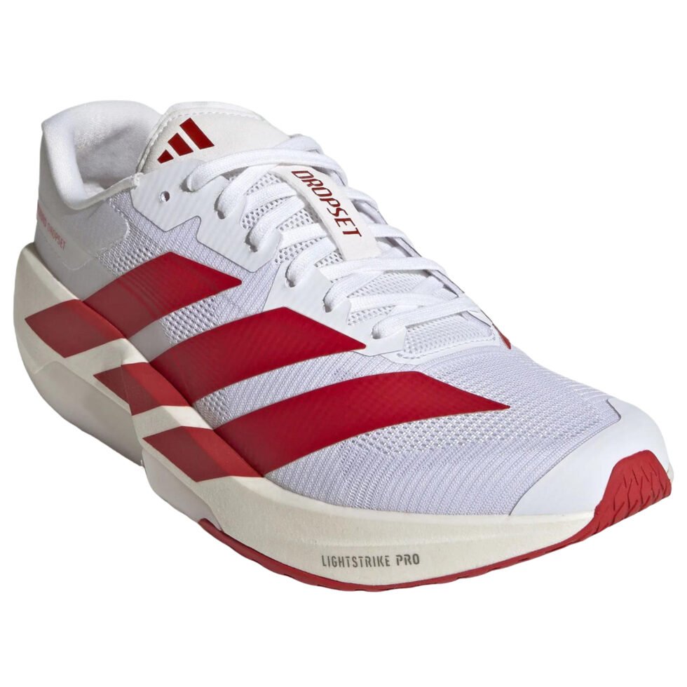 adidas Adizero Dropset Pro 'White Team Power Red' LA6284 - Image 3