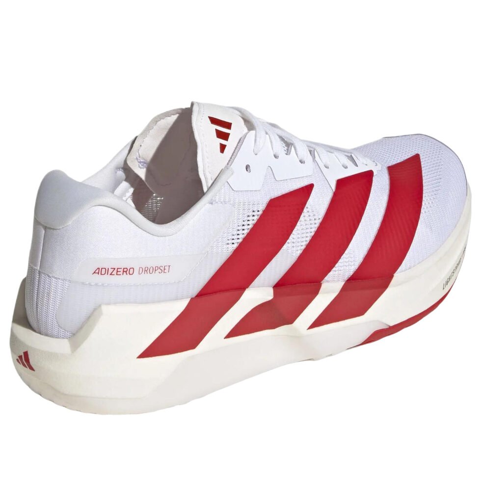 adidas Adizero Dropset Pro 'White Team Power Red' LA6284 - Image 4