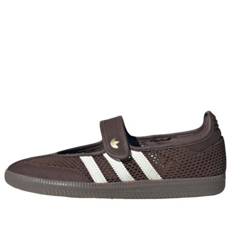 (WMNS) adidas Samba Jane 'Brown Off White Gold Metallic' LA6829