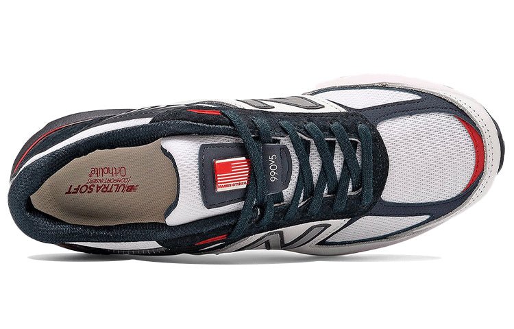 New Balance 990v5 Made in USA 'White Carbon Red' M990NL5 - Image 3