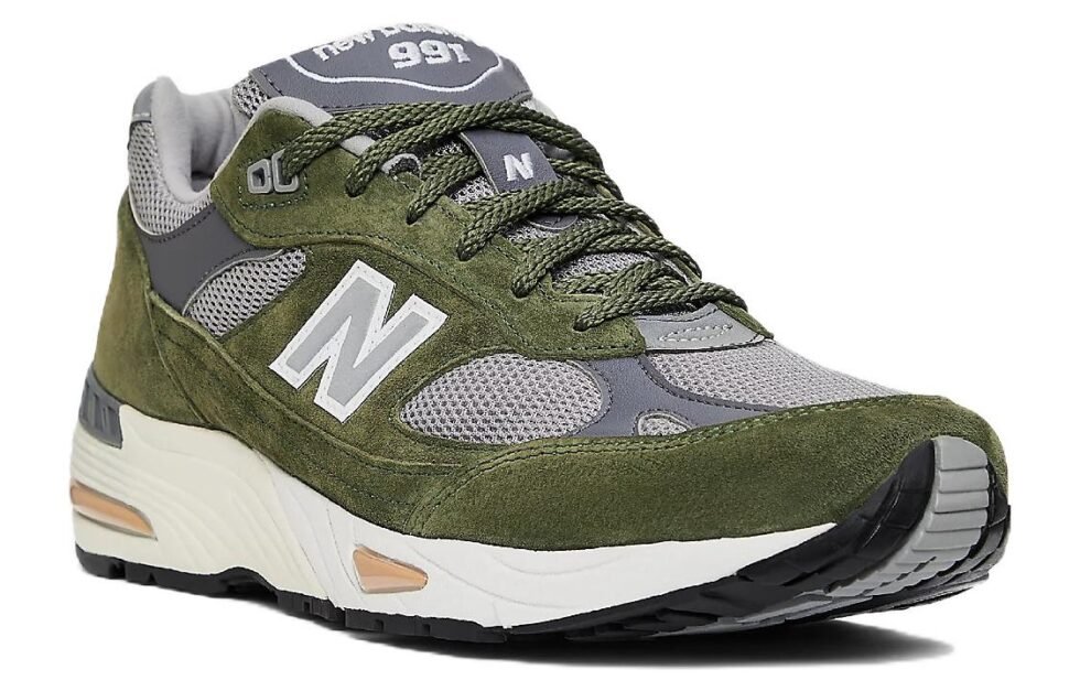 New Balance 991 Made in England 'Green Grey' M991GGT - Image 3