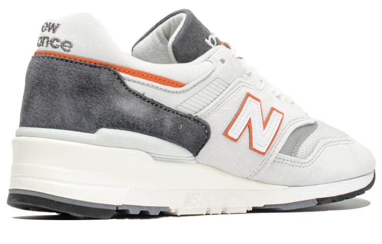 New Balance 997 Made In Usa 'White Grey Orange' M997CSEA - Image 4