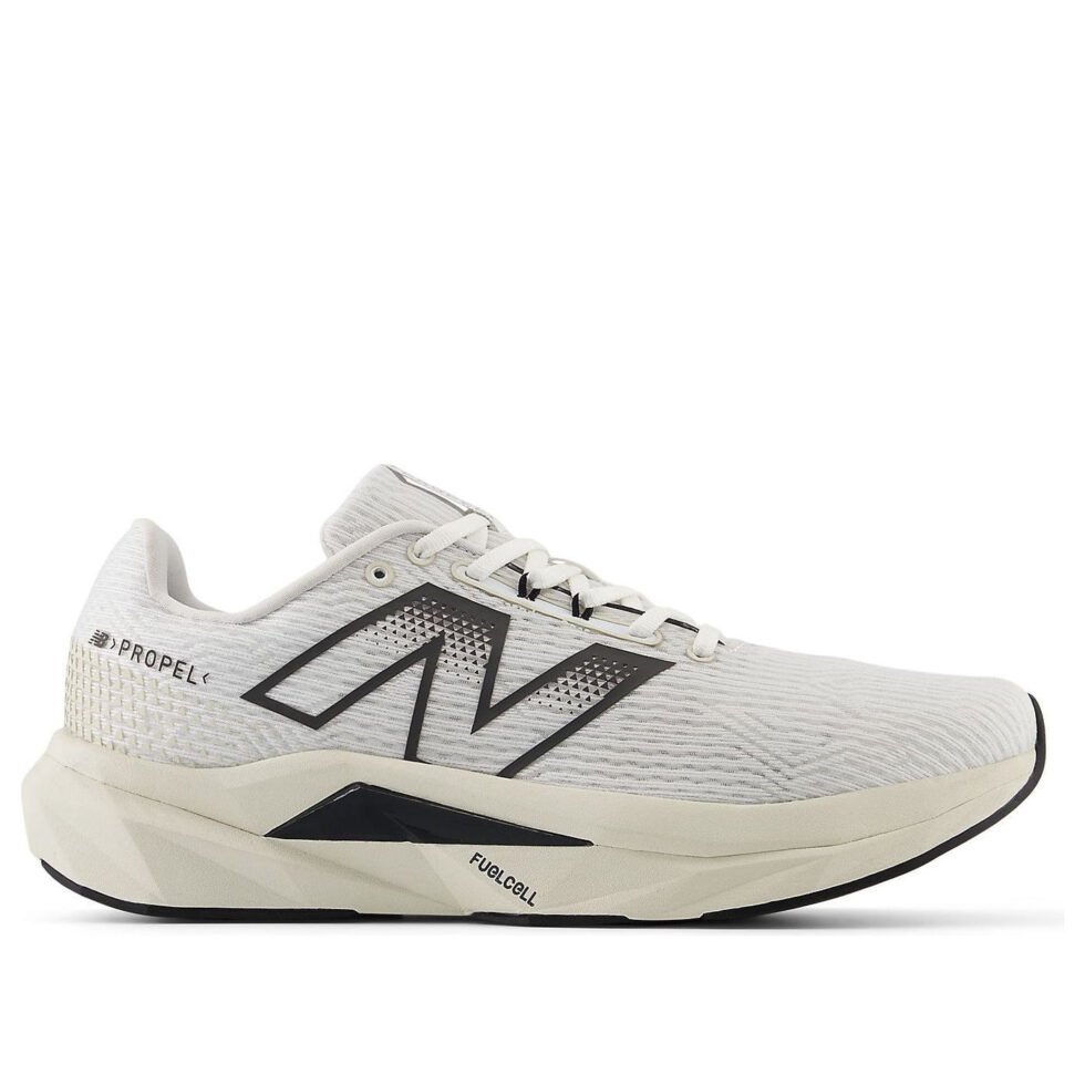 New Balance FuelCell Propel v5 'White Black Cement Linen' MFCPRCW5 - Image 2