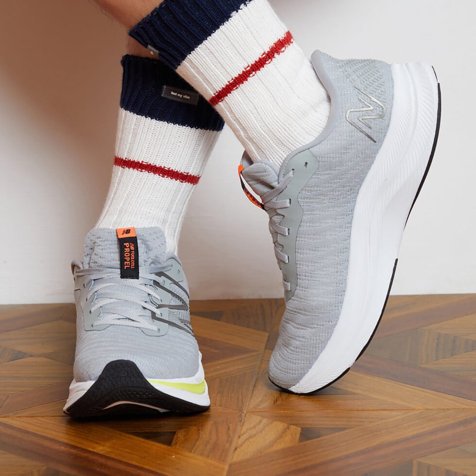 New Balance FuelCell Propel v4 'Quartz Grey with Black' MFCPRLH4 - Image 8