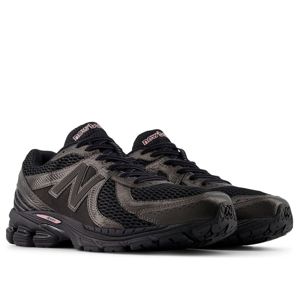 New Balance 860v2 'Black Metallic Pink Taffy' ML860PH2 - Image 4