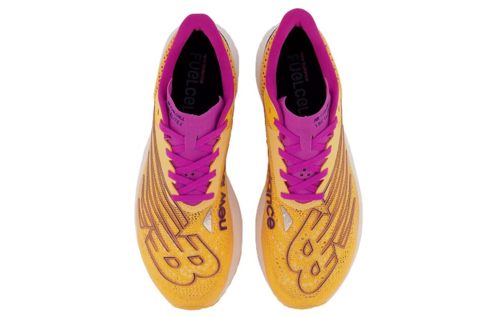 New Balance FuelCell RC Elite v2 'Yellow White' MRCELCO2 - Image 4