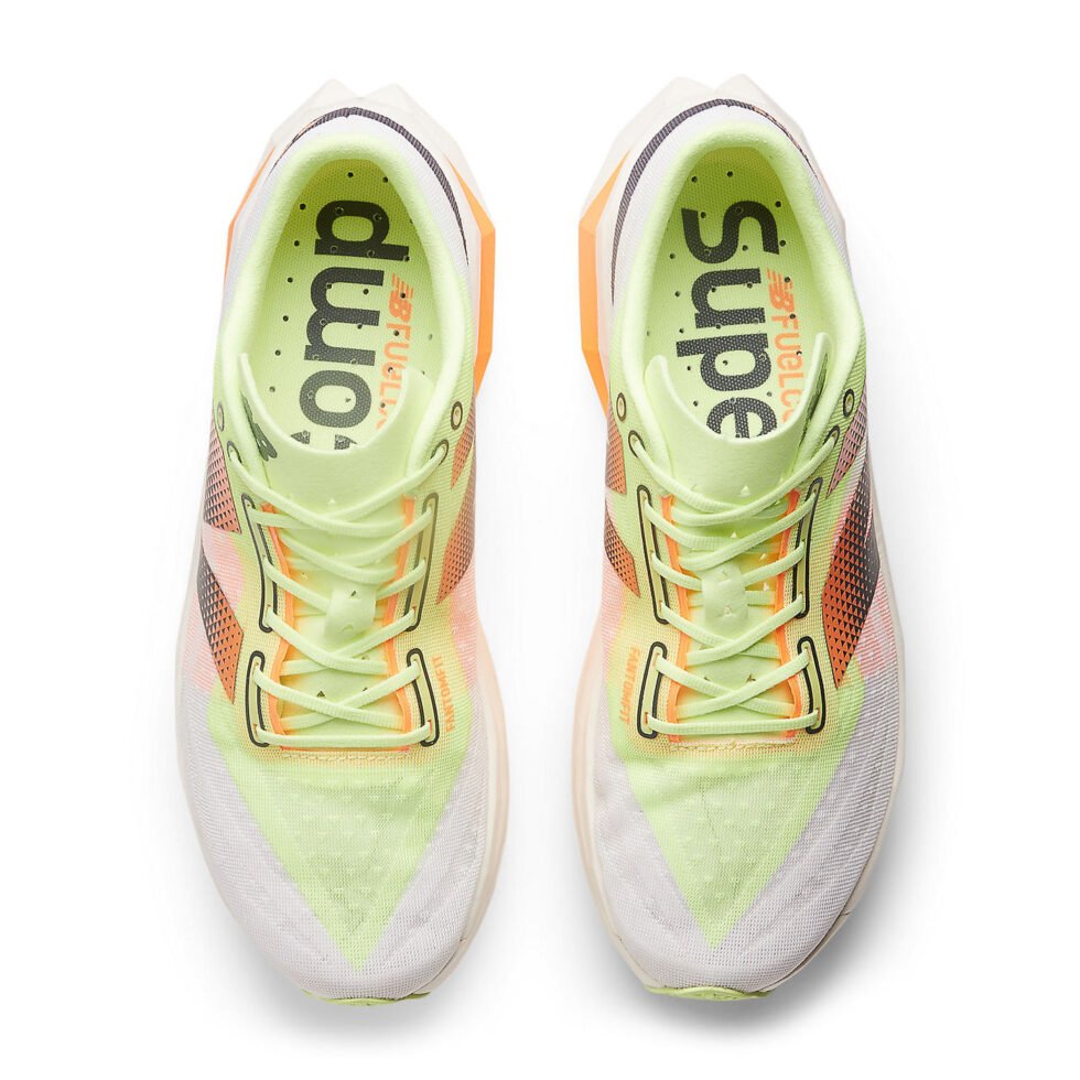 New Balance FuelCell SuperComp Elite V4 'White Lime Mango' MRCELLA4 - Image 2