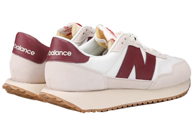 New Balance 237 'White Burgundy' MS237SB - Image 3