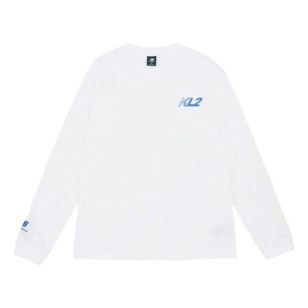 New Balance Kawhis Klawset Long Sleeve Tee Asia Sizing 'White' MT23592-WT