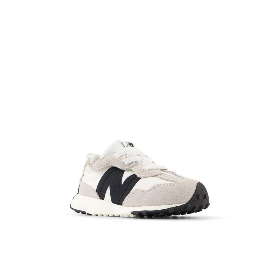 (TD) New Balance 327 New-B Hook & Loop Shoes 'Grey Beige Black' NW327FE - Image 2