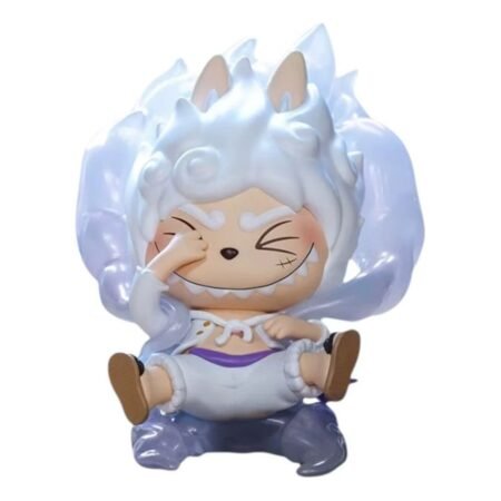 Pop Mart One Piece The Monsters Labubu 'Monkey.D.Luffy Gear 5' Secret Edition PPMT-2502-0023-806438634