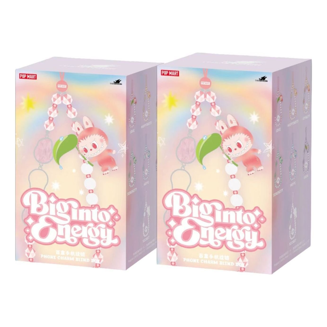 Pop Mart The Monsters Labubu Big into Energy Phone Charm Sealed Case (2 Blind Boxes) PPMT-2504-0040-844810845
