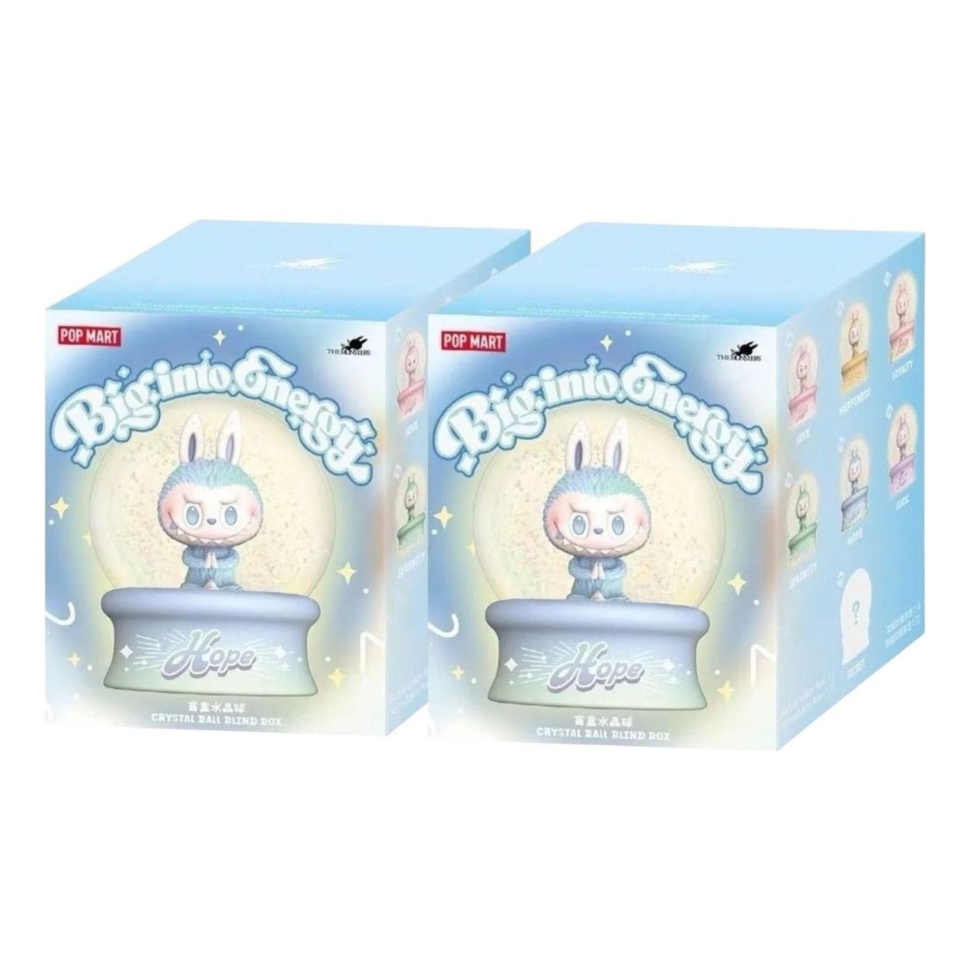 Pop Mart The Monsters Labubu Big into Energy Crystal Ball Sealed Case (2 Blind Boxes) PPMT-2504-0048-844817947
