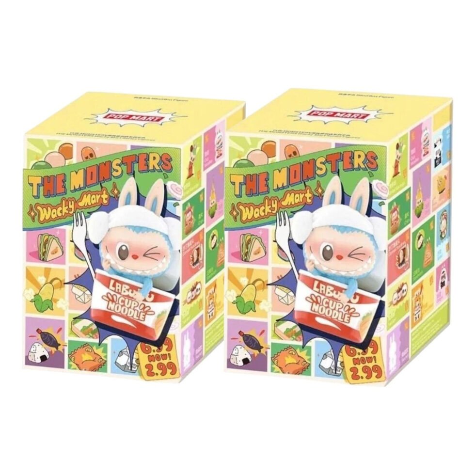 Pop Mart The Monsters Labubu Wacky Mart Figure Sealed Cases (2 Blind Boxes) PPMT-2506-0022-881498892