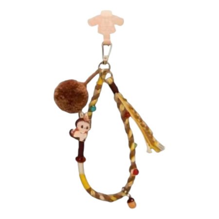 Pop Mart The Monsters Labubu Pom Party Key Chain 'Brown' PPMT-2510-0006-976178449