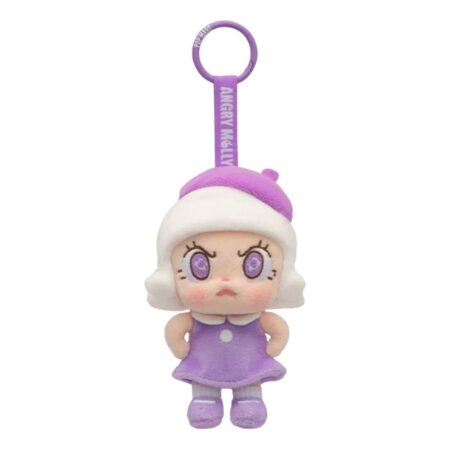 Pop Mart Angry Molly Angry Energy Series Plush Pedant 'Purple Fire' PPMT-2602-0037-1070103035