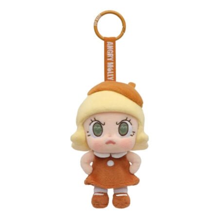 Pop Mart Angry Molly Angry Energy Series Plush Pedant 'Brown Fire' PPMT-2602-0037-1070103037