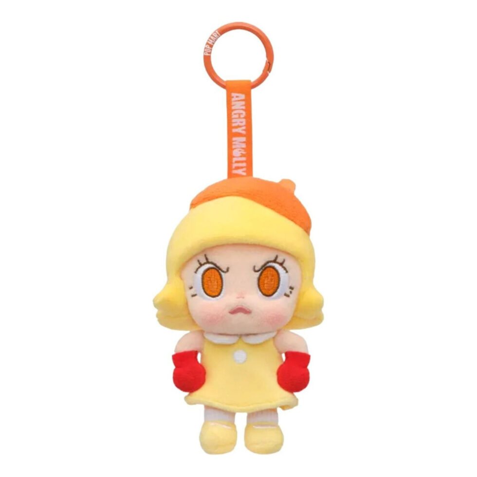 Pop Mart Angry Molly Angry Energy Series Plush Pedant 'Yellow Fire' Secret Edition A PPMT-2602-0037-1070103040