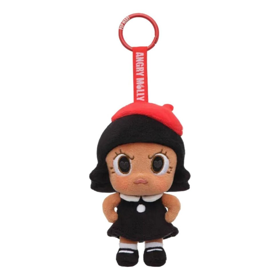 Pop Mart Angry Molly Angry Energy Series Plush Pedant 'Ink Fire' Secret Edition B PPMT-2602-0037-1070103041