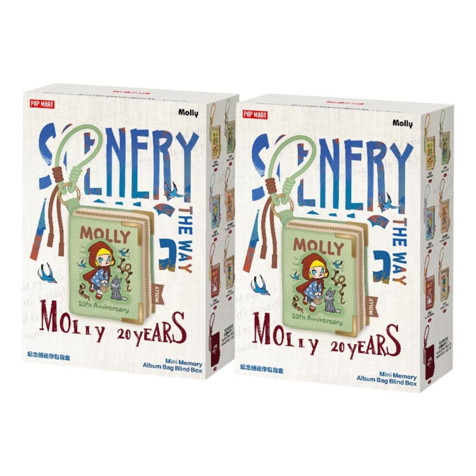 Pop Mart MOLLY Scenery Along the Way Series Mini Memory Album Bag Blind Case (2 Bilnd Boxes) PPMT-2603-0053-1090822470