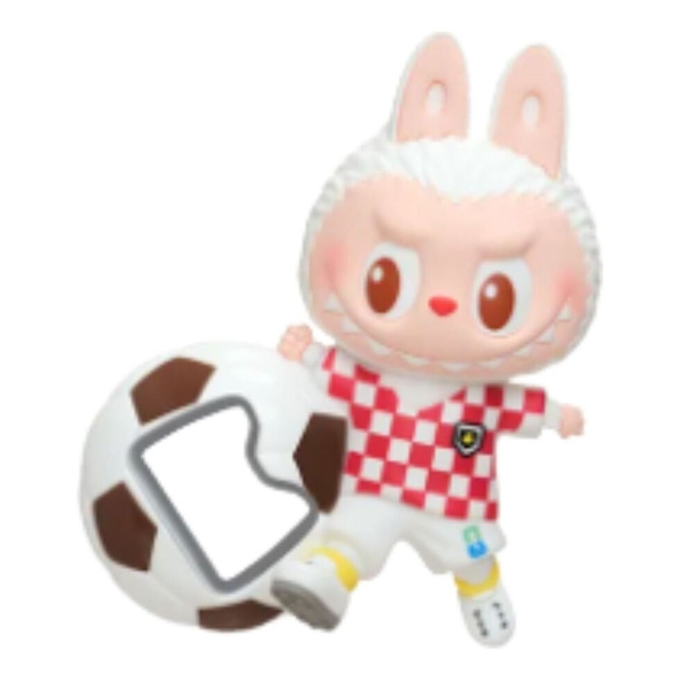 Pop Mart THE MONSTERS × FIFA Series Bottle Opener Fridge Magnet 'Seal the Victory' PPMT-2603-0070-1097732313