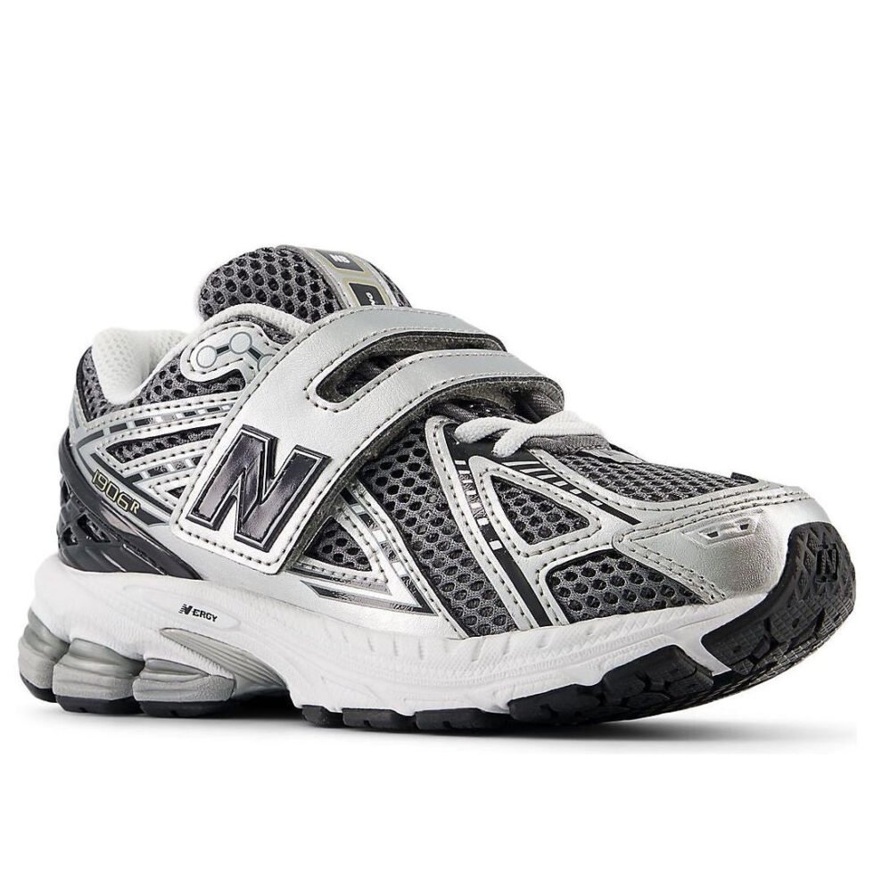 (PS) New Balance 1906 Hook & Loop Wide 'Silver Black' PV1906CG - Image 3
