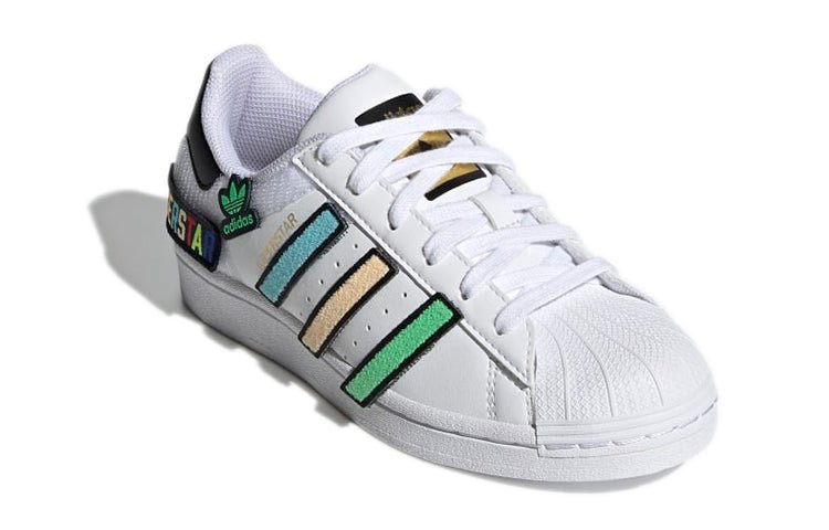 (GS) adidas Superstar 'Patches' Q47342 - Image 3