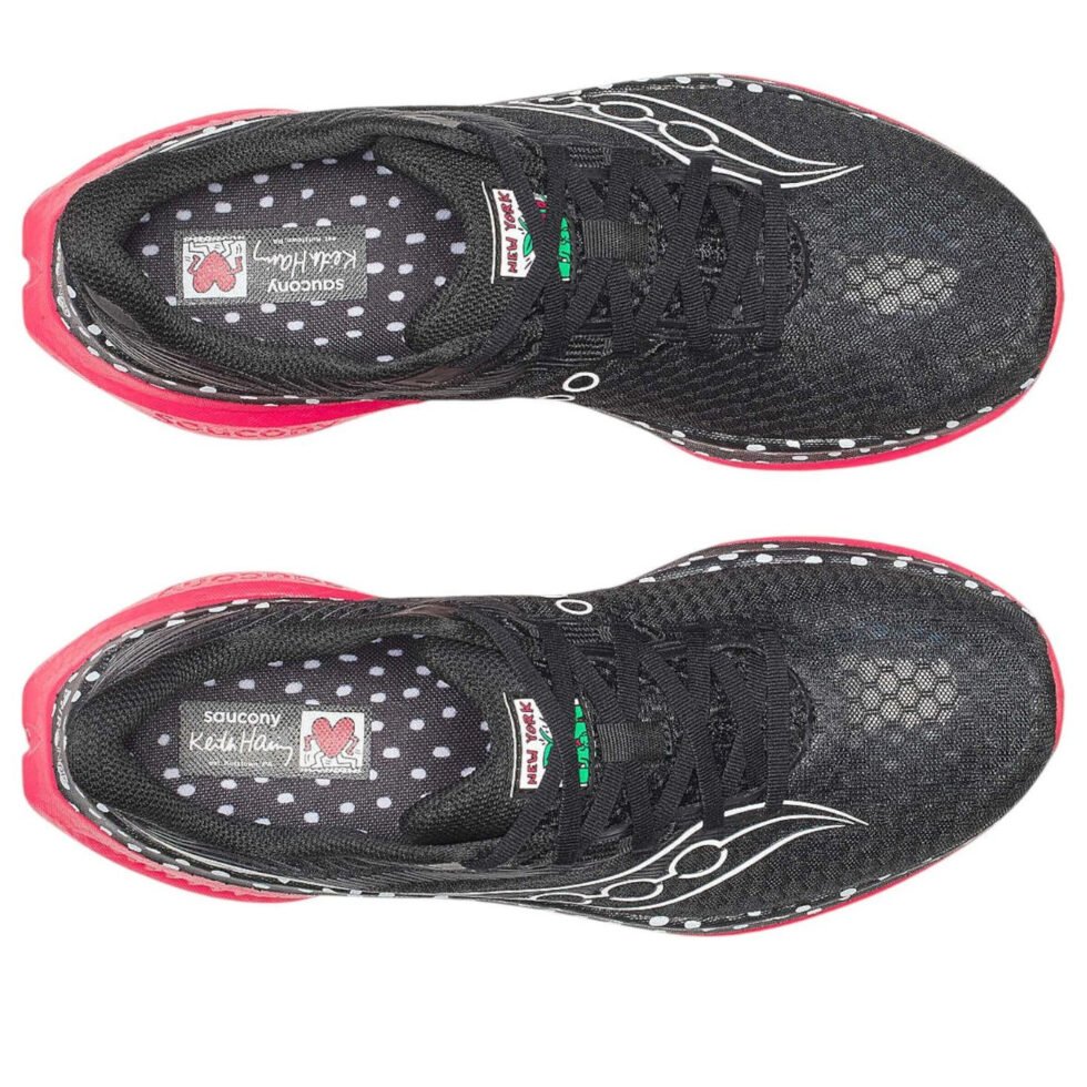 (WMNS) Saucony x Keith Haring NYC Endorphin Speed 5 'Black Red' S11007-212 - Image 4