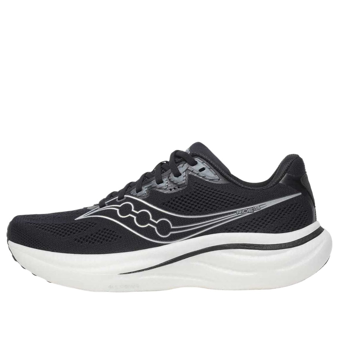 Saucony Ride 19 Wide 'Black Silver' S21056-100