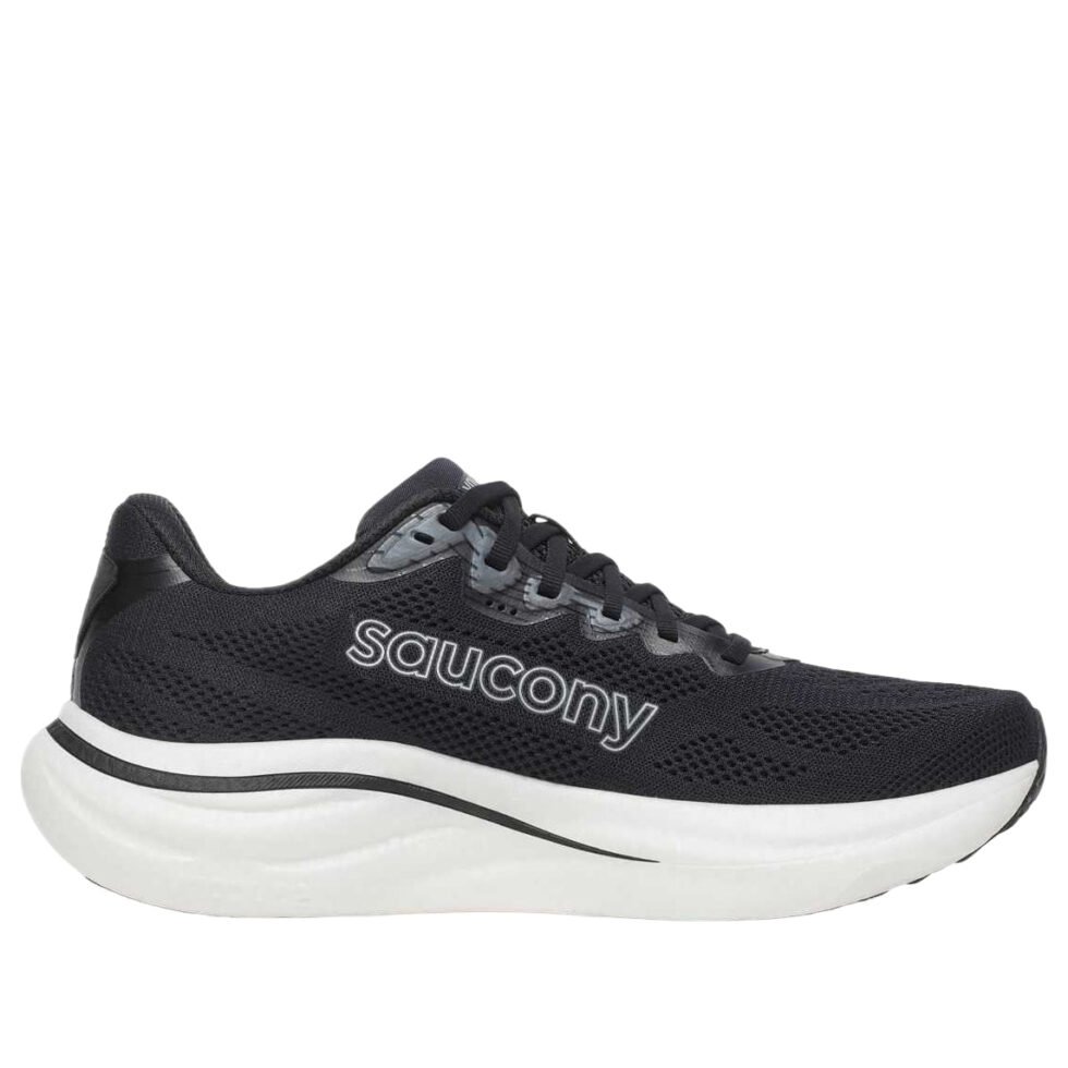 Saucony Ride 19 Wide 'Black Silver' S21056-100 - Image 2